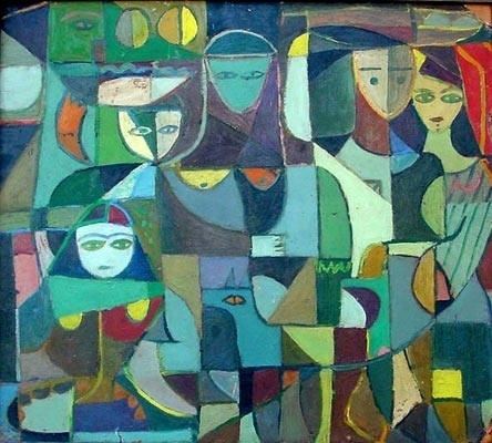 Painting by Shakir Hassan Al Said